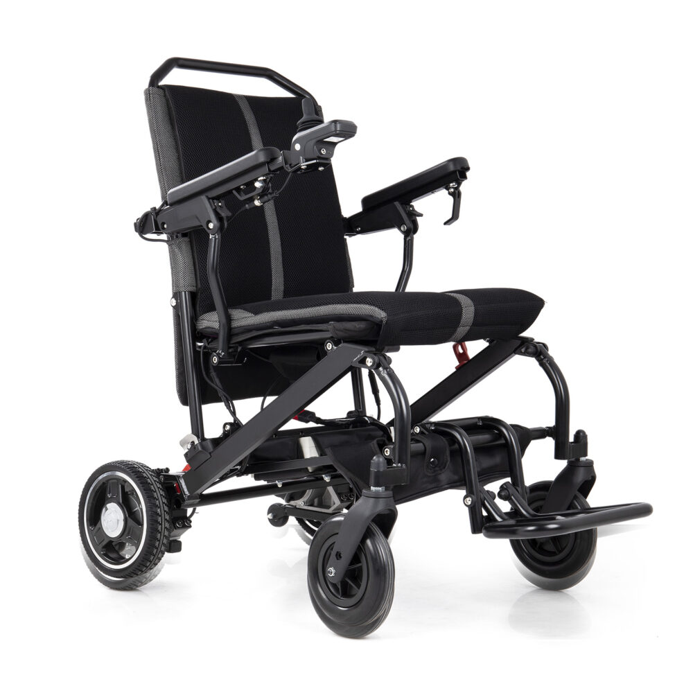 GlideFold 19KG Lightweight Foldable Electric Wheelchairs for Adults, Intelligent Power Wheelchairs