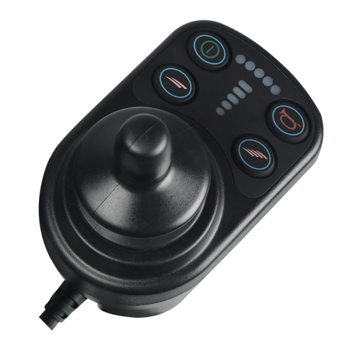 Experience smooth control with the YSPC002 joystick for electric wheelchairs. Brushless motor compatible, ergonomic grip, and reliable performance.