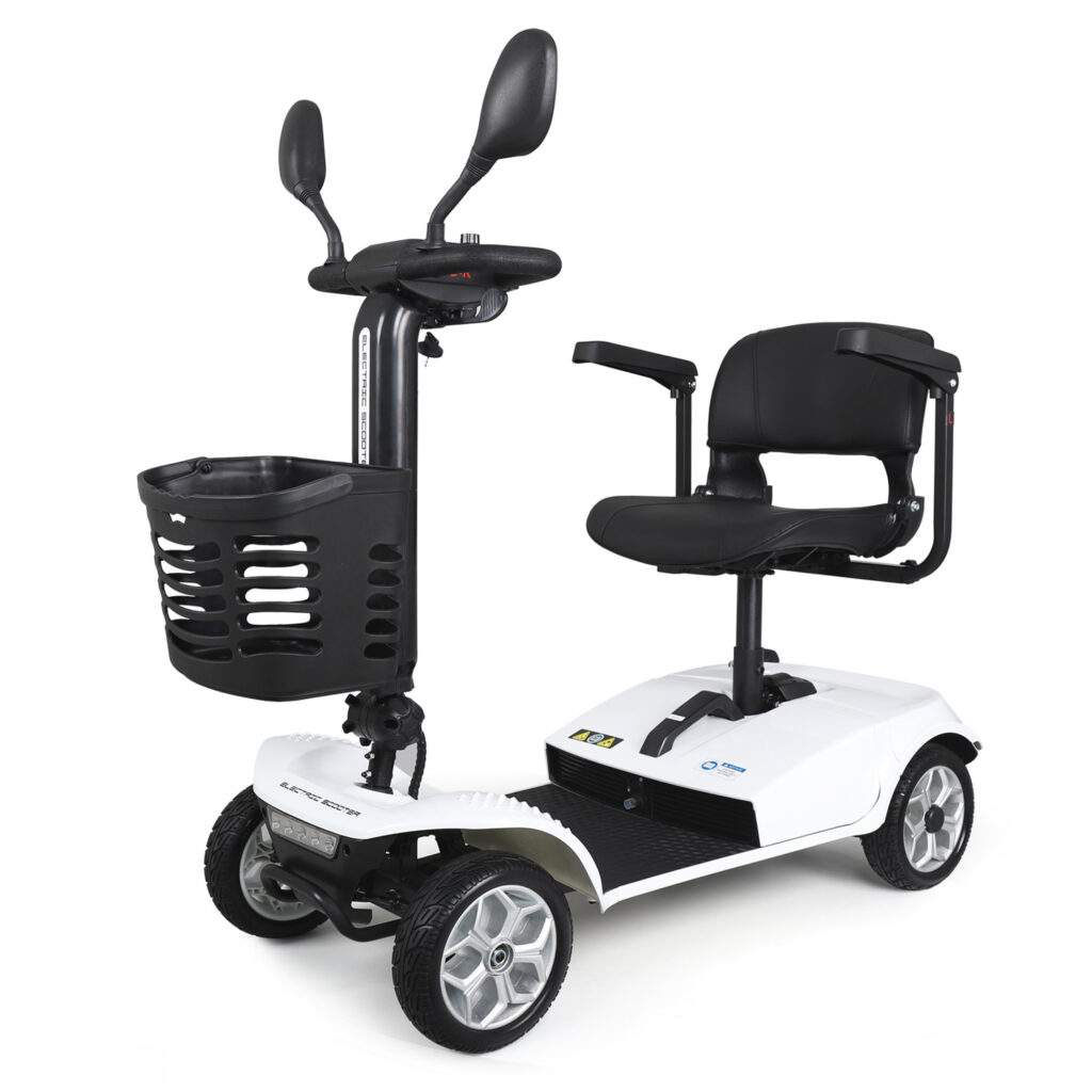 MetroCruze Heavy Duty Mobility Scooter for Adults – 220lbs Capacity, 350w Motor, Airline Approved (1)
