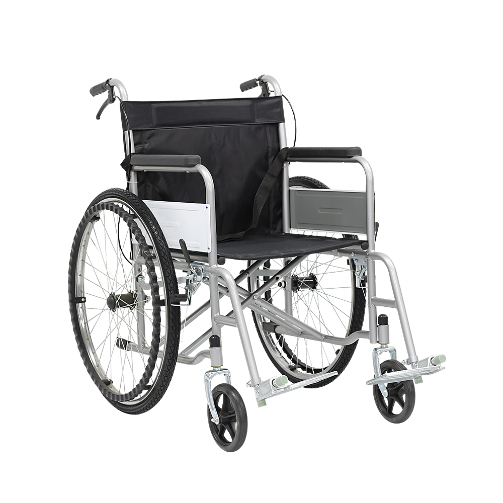 Passionspot Portable Steel Manual Wheelchair