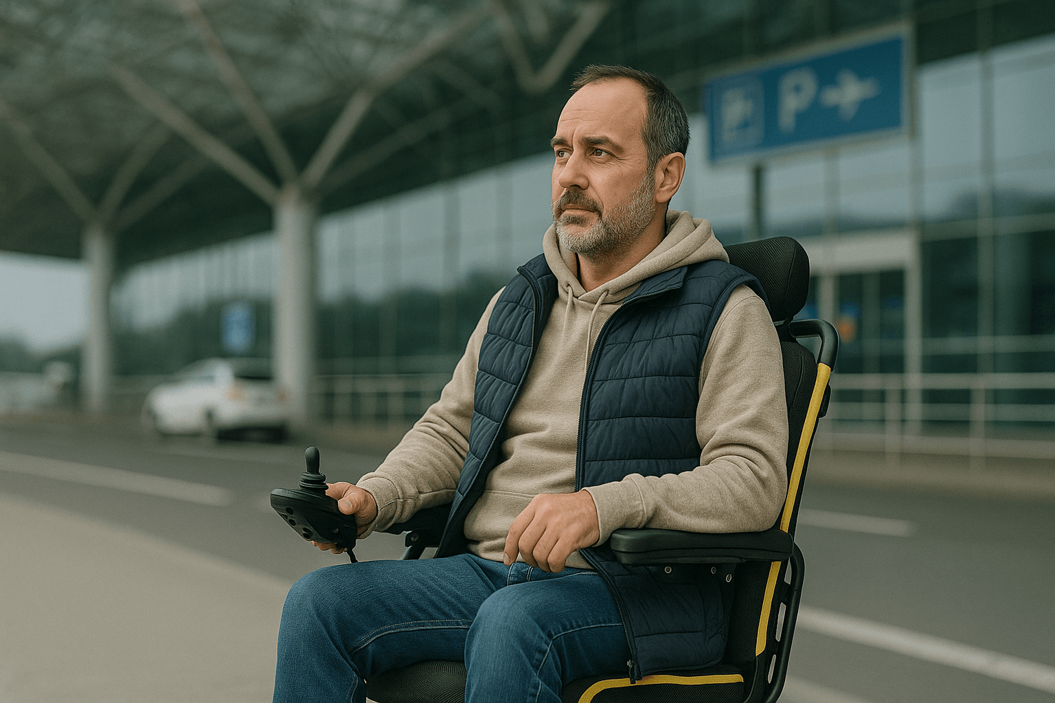 folding electric wheelchair for travel